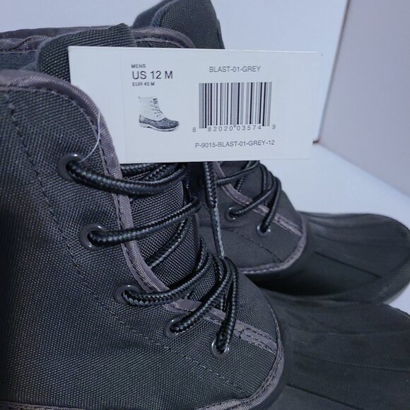 POLAR ARMOR MEN'S COLD WEATHER BLAST DUCK BOOTS- WATERPROOF -GREY-SIZE 12 - Picture 9 of 10